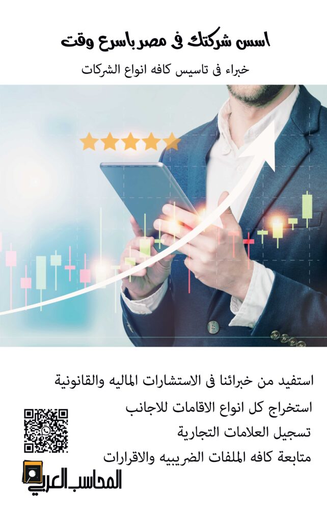 تاسيس الشركات فى مصر