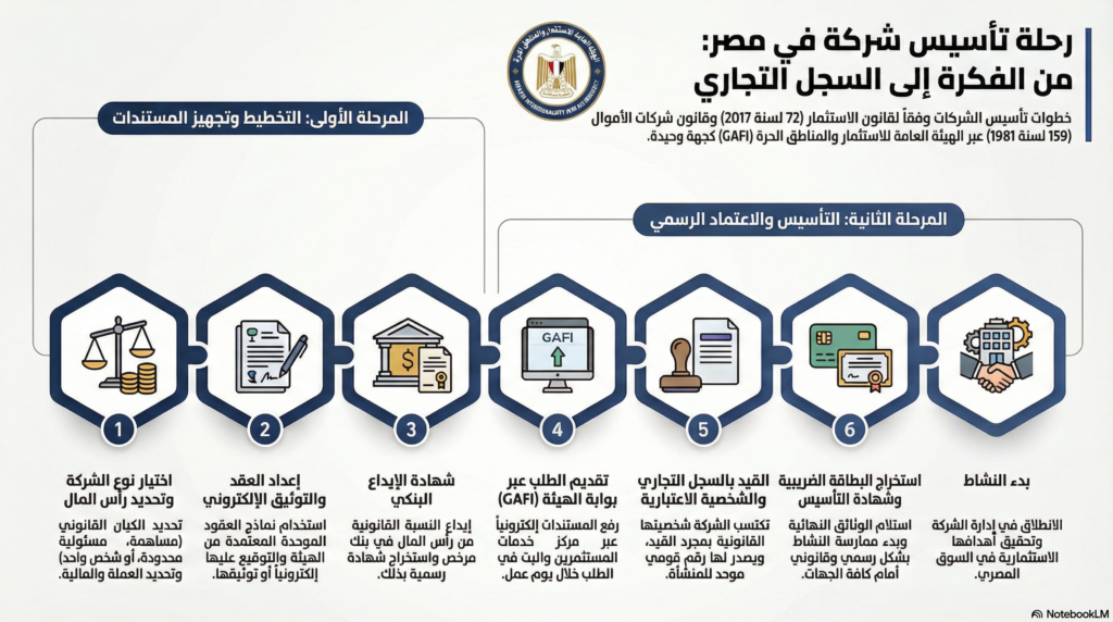 دليل تأسيس الشركات بمصر