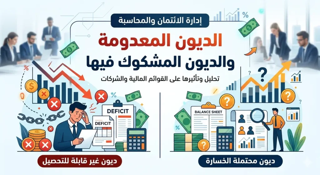 الديون المعدومة والديون المشكوك فى تحصيلها
