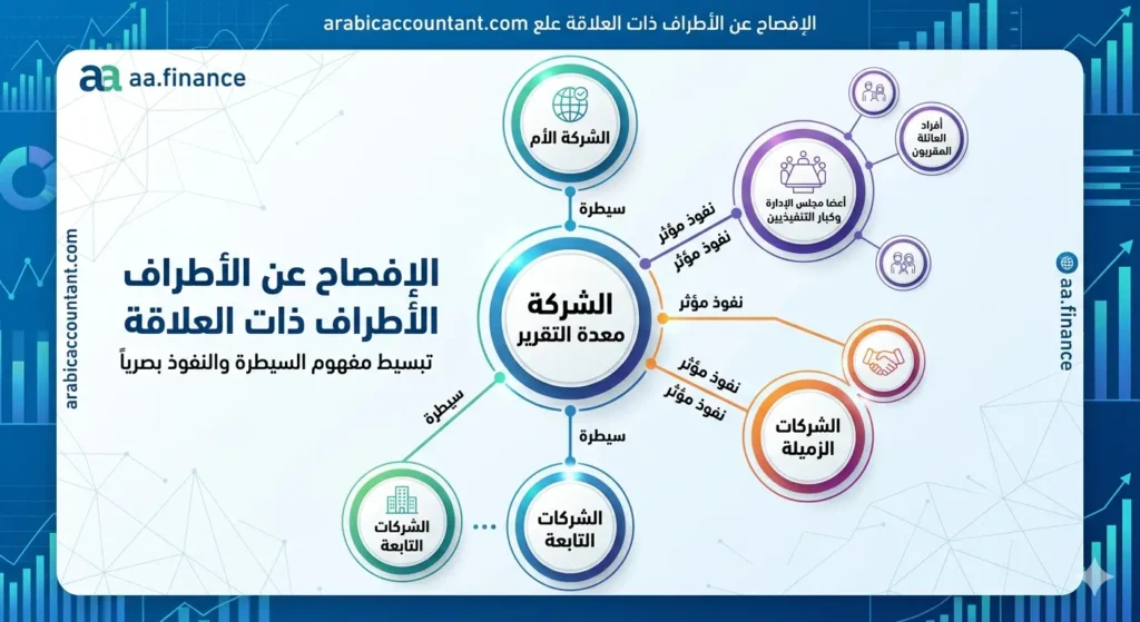 الافصاح عن الاطراف ذات العلاقة