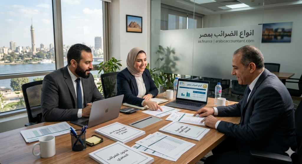 المحاسب القانوني أحمد فتحي - دليل أنواع الضرائب في مصر 2025.