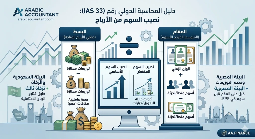 معيار المحاسبة الدولي رقم 33 نصيب السهم من الأرباح