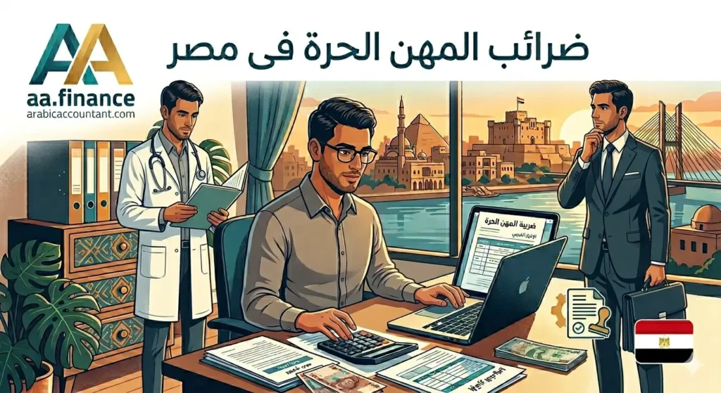 دليل ضرائب المهن الحرة في مصر 2026