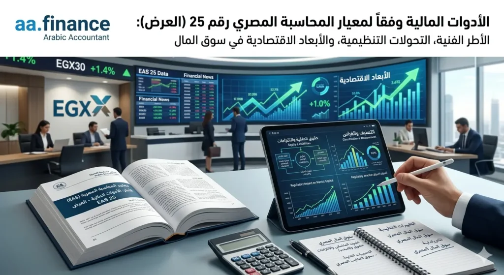 معيار المحاسبة المصري رقم 25 عرض الأدوات المالية