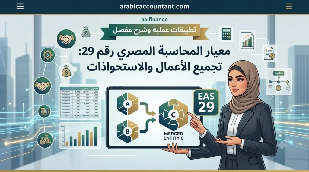 معيار المحاسبة المصري رقم 29 تجميع الأعمال والاستحواذات