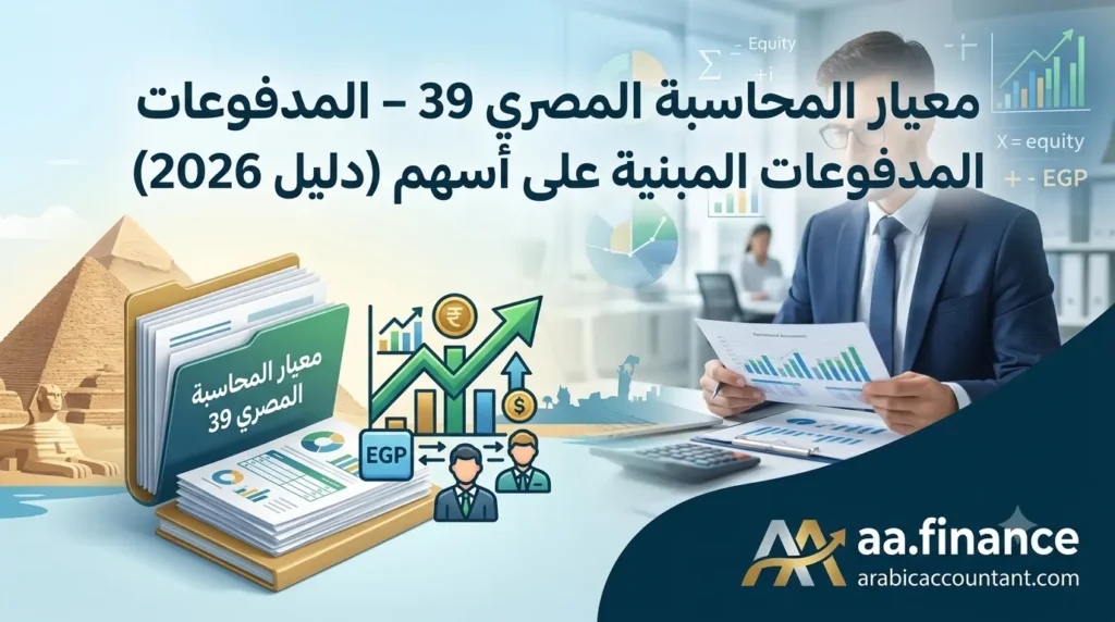 معيار المحاسبة المصري 39 المدفوعات المبنية على أسهم