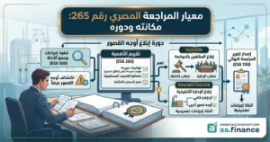 معيار المراجعة المصري رقم 265: إبلاغ أوجه القصور في الرقابة الداخلية