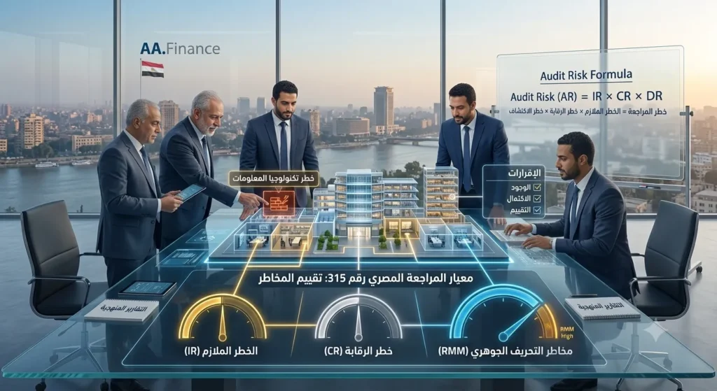 معيار المراجعة المصري رقم 315 تحديد وتقييم مخاطر التحريف الجوهري — الدليل الشامل 2025