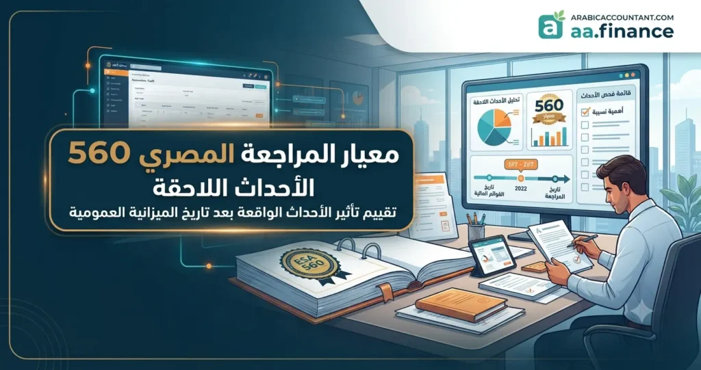 معيار المراجعة المصري رقم 560 الأحداث اللاحقة