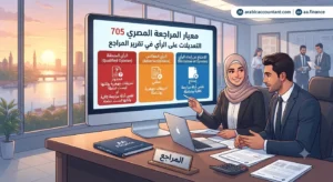 معيار المراجعة المصري رقم 705 التعديلات على الرأي في تقرير المراجع