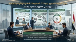 معيار المراجعة المصري رقم 710 المعلومات المقارنة والأرقام المقابلة