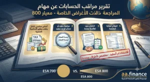 معيار المراجعة المصري رقم 800 شرح شامل لمهام المراجعة ذات الأغراض الخاصة