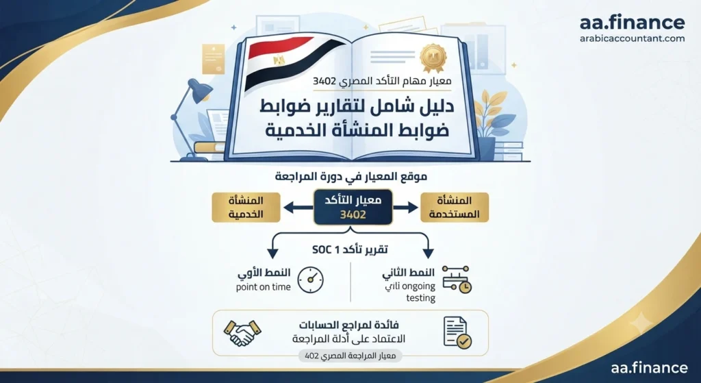 معيار مهام التأكد المصري 3402 دليل شامل لتقارير ضوابط المنشأة الخدمية